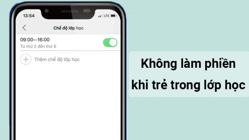 Chế độ lớp học trên đồng hồ Masstel